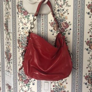 Authentic coach shoulder zipper bag